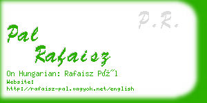 pal rafaisz business card